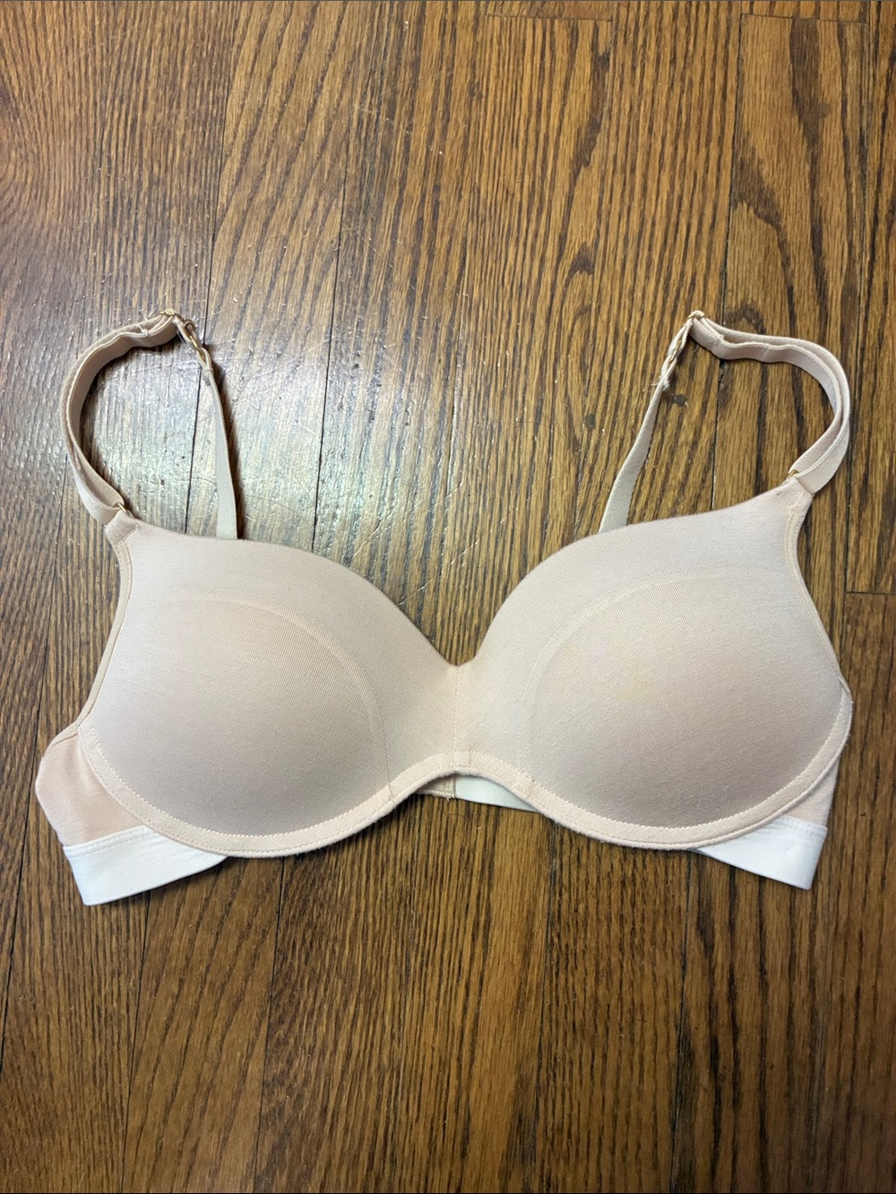 Lively Light Beige Nude Contour wireless Bra size 34B